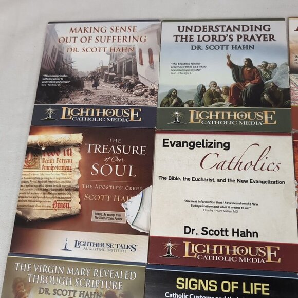 Dr. Scott Hahn Lighthouse Catholic Media CD 9 Lot Advent Jesus Mary Hell ABBA - Picture 5 of 13